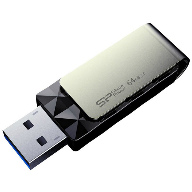 4712702632200-PN-SP064GBUF3B30V1K-Cod.-Articulo-DSP0000033711-Memoria-usb-3.1-silicon-power-blaze-b30-64gb-black-1