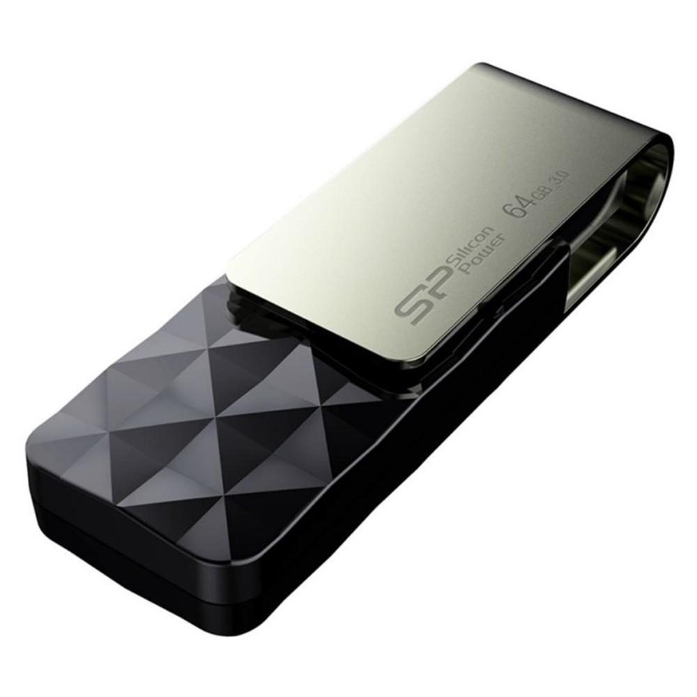 4712702632200 | P/N: SP064GBUF3B30V1K | Cod. Artículo: DSP0000033711 Memoria usb 3.1 silicon power blaze b30 64gb black