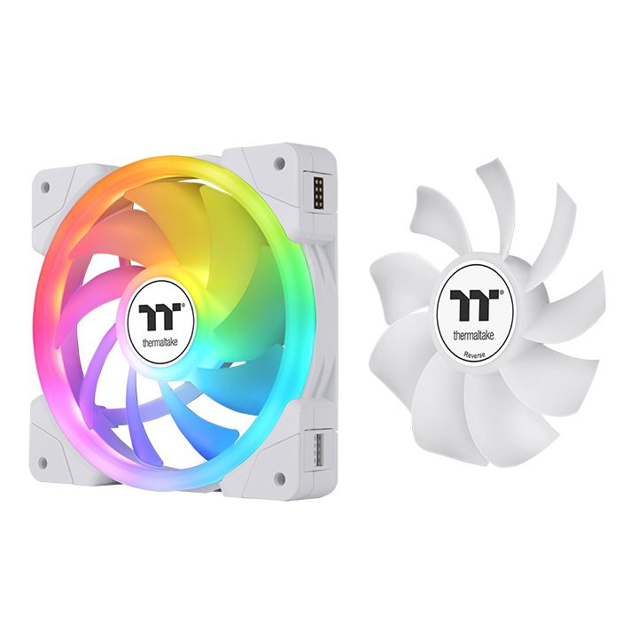Ventilador caja thermaltake swafan ex14 argb 3x 140mm blanco - Imagen 4