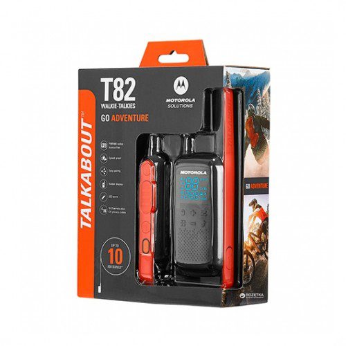Walkie talkie motorola tlkr - t82 negro packs 2 pmr446 - 10km - 16 canales - clip cinturon - Imagen 3