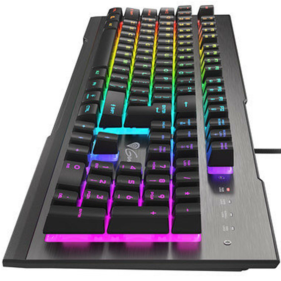 Teclado gaming genesis rhod 500 rgb portugues usb - Imagen 2