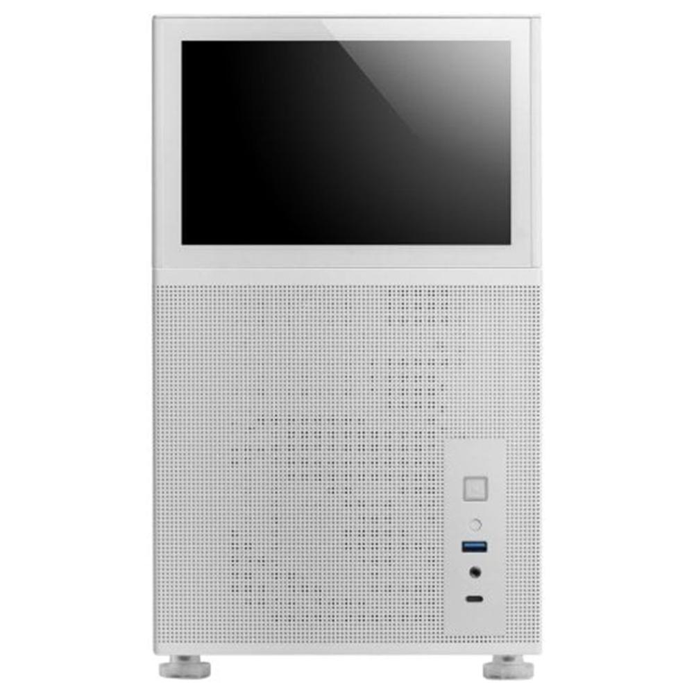 8435693105527 | P/N: MCLCDW | Cod. Artículo: DSP0000028823 Caja ordenador mars gaming mclcd matx cristal templado pantalla ips 8 pulgadas blanco
