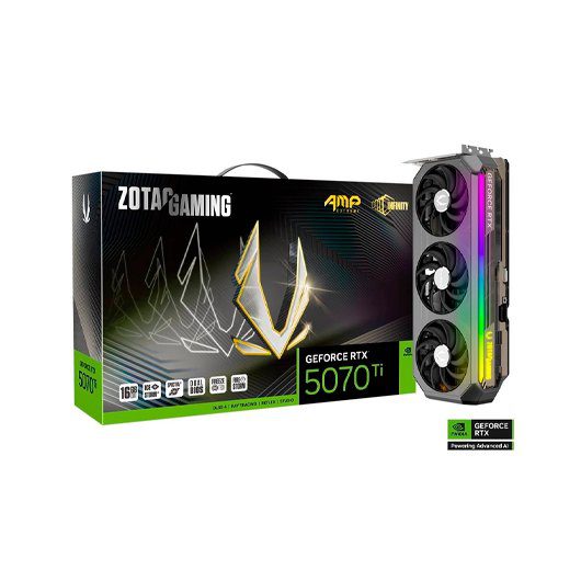 8886307700391 TARJETA GRÁFICA ZOTAC RTX 5070 TI AMP EXT INFINITY 16GB ZT-B50710B-10P A0056305 Zotac Tarjetas Gráficas ZT-B50710B-10P