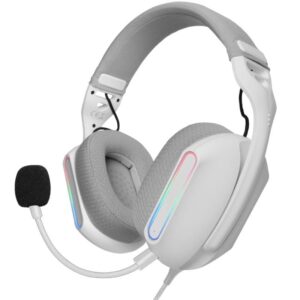 Auriculares Gaming con Micrófono Mars Gaming MH-PRO/ Jack 3.5/ USB/ Blancos 8435693111405 MHPROW TAC-AUR MH-PRO WH