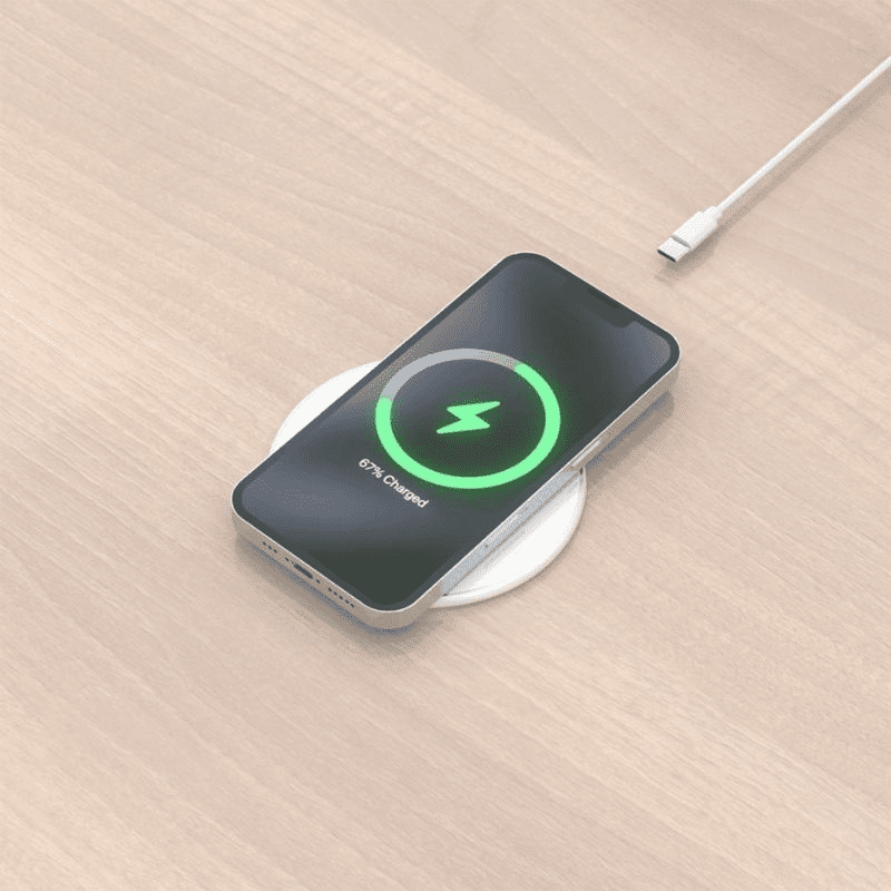 Base de carga Inalámbrica Aisens ASCH-15W1WC057-W/ 15W/ Blanco - Imagen 4