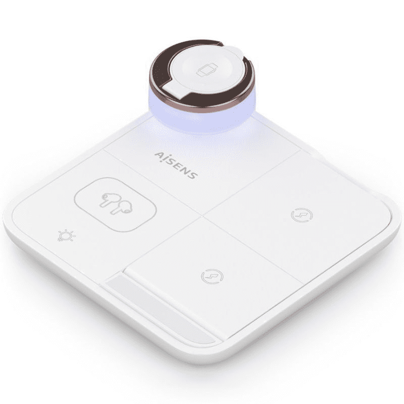 Base de carga Inalámbrica Aisens ASCH-15W4WC061-W/ 15W/ Blanco 8435739903483 ASCH-15W4WC061-W AIS-CAR ASCH-15W4WC061-W