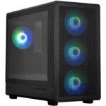 CAJA ZALMAN M5 MATX 4 X VENT 120MM ARGB 2XUSB 3.0 NEGRO S/N FUENTE 8800263650460 M5 Black