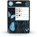 Cartucho de Tinta Original HP nº953 Multipack/ Cian/ Magenta/ Amarillo/ Negro 195122352196 6ZC69AE 6ZC69AE