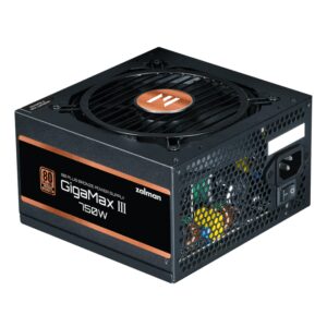 FUENTE DE ALIMENTACION ZALMAN GIGAMAXIII 750W 80 + BRONZE ATX NEGRO 8809213765568 ZM750-GV3 GigaMaxIII 750W