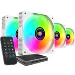 Pack 4 Ventiladores Mars Gaming MF-SI4KIT/ 12cm + HUB + Mando a Distancia/ ARGB/ Blancos 8435693110002 MFSI4KITW TAC-REF MF-SI4KIT WH