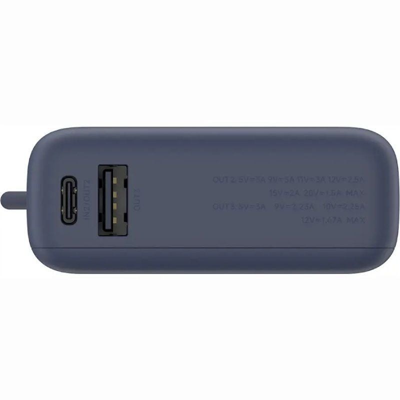Powerbank 10000mAh Xiaomi 33W Power Bank Integrated Cable/ 33W/ Azul - Imagen 4
