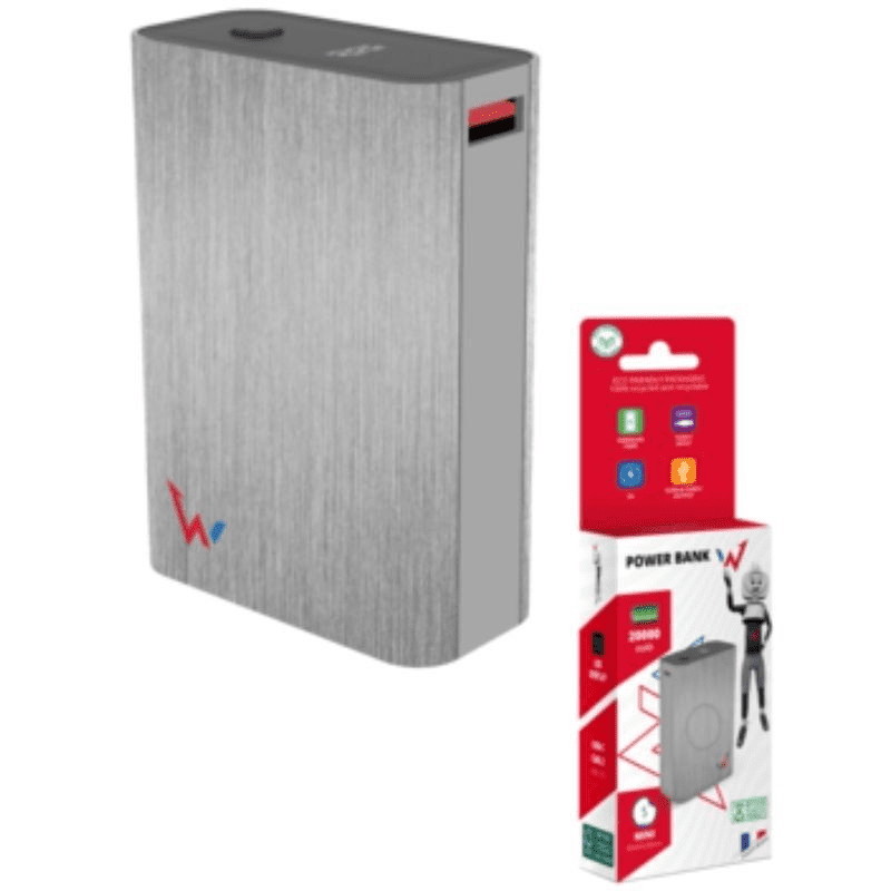Powerbank 20000mAh Wonder WX20/ 10W/ Plata - Imagen 2