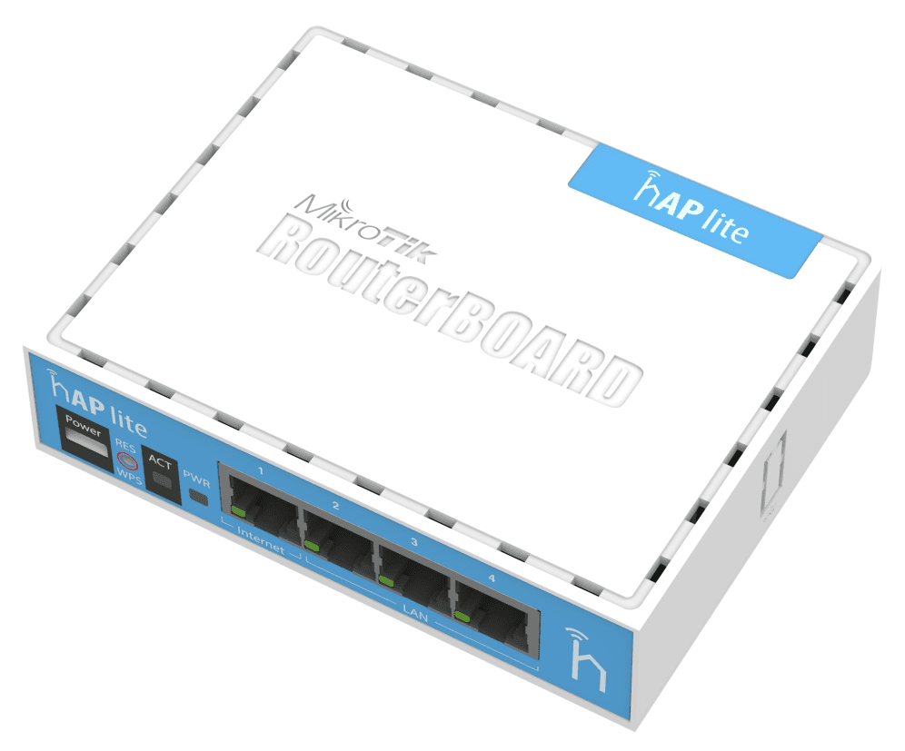ROUTER MIKROTIK HAP LITE - RB941-2nD 4752224003126 RB941-2nD