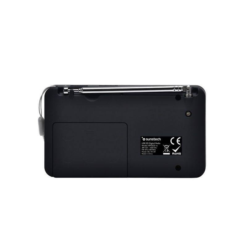 Radio Portátil Sunstech RPDS32BL/ con Batería/ Negra y Azul - Imagen 5