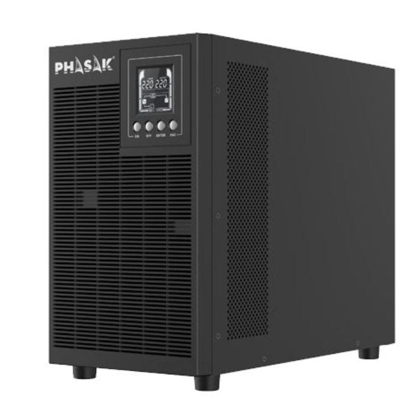 SAI Online Phasak 3000 VA Online LCD/ 3000VA-3000W/ 4 Salidas/ Formato Torre 5605922026920 PH 9230 PHK-SAI 3000 VA ON LCD