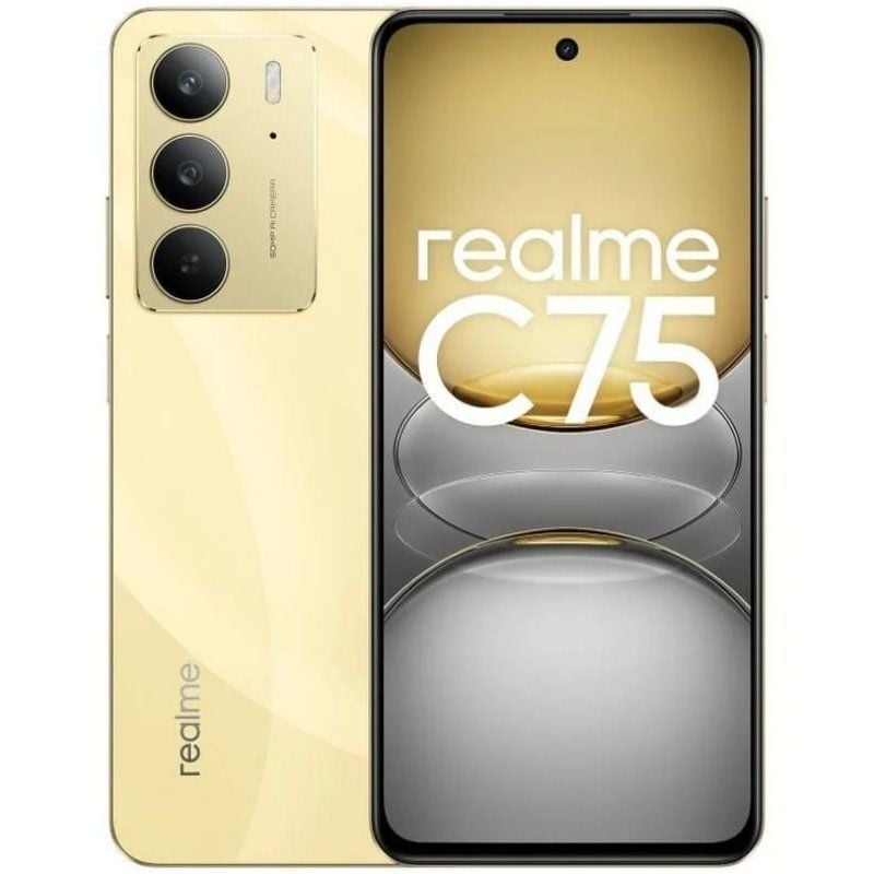 Smartphone Realme C75 8GB/ 256GB/ 6.72″/ Oro 6941764450035 C75 8-256 GD REAL-SP C75 8-256 GD Smartphone Realme C75 8GB/ 256GB/ 6.72"/ Oro 6941764450035 C75 8-256 GD REAL-SP C75 8-256 GD