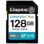 Tarjeta de Memoria Kingston CANVAS Go! Plus 128GB SD XC/ Clase 10/ 200MBs 740617347708 SDG4/128GB KIN-SD SDG4 128GB