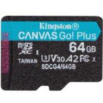 Tarjeta de Memoria Kingston CANVAS Select Plus 64GB microSD XC/ Clase 10/ 200MBs 740617347920 SDCG4/64GBSP KIN-MICROSD SDCG4 64GBSP