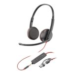 197498433080 | P/N: 8X229A6 | Cod. Artículo: DSP0000032689 Auriculares poly blackwire 3225 negro