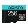 4710273771342 | P/N: AUSDX256GUI3V30SA2 | Cod. Artículo: DSP0000028685 Tarjeta memoria micro sd adata 256gb cl10 + adaptador sd