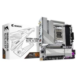 4719331859336 | P/N: B650M A ELITE AX ICE | Cod. Artículo: DSP0000026990 Placa base gigabyte b650m a elite ax ice am5 atx 4xddr5