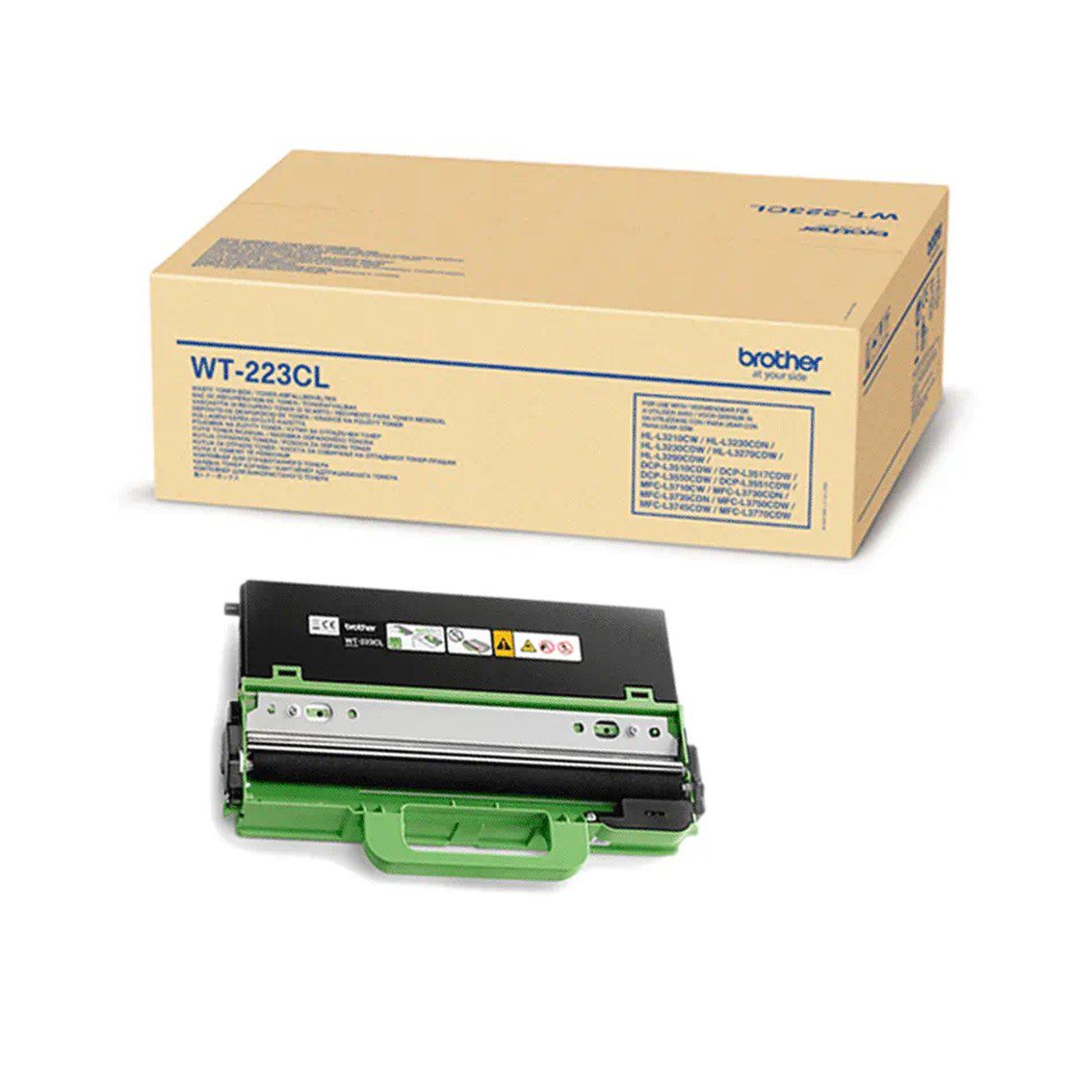 Recipiente brother para toner residual wt223cl - Imagen 3