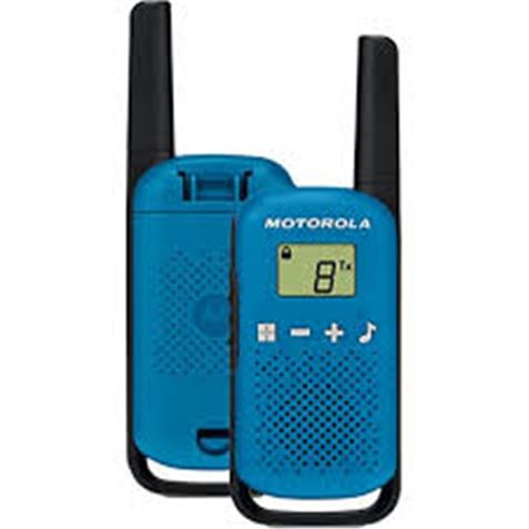 Walkie talkie motorola tlkr - t42 blue packs 2 pmr446 - 8km - 16canales - 500mw - clip cinturon - Imagen 3
