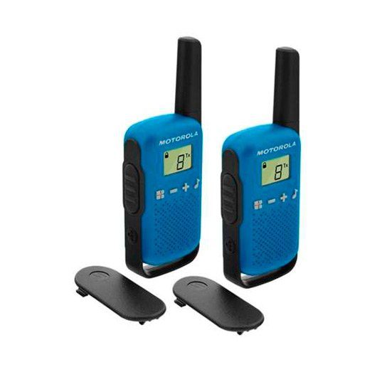 5031753007508 | P/N: 59T42BLUEPACK | Cod. Artículo: DSP0000006840 Walkie talkie motorola tlkr - t42 blue packs 2 pmr446 - 8km - 16canales - 500mw - clip cinturon