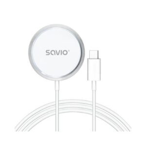 5901986049548 CARGADOR QI SAVIO 15W LA-11 LA-11 A0058212 savio Accesorios Telefonía LA-11