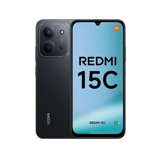 6932554458225 MOVIL SMARTPHONE XIAOMI REDMI 15C 4/256GB MIDNIGHT BLACK MZB0LIFEU A0058183 Xiaomi Telefonía MZB0LIFEU