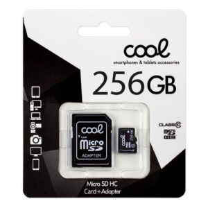 8434847053974 8434847053974 COOL TARJETA MEMORIA MICRO SD CON ADAPTADOR X256 GB (CLASE 10)