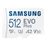 8806095420110 | P/N: MB-MC512SA/EU | Cod. Artículo: DSP0000033304 Tarjeta memoria micro sd samsung microsdxc evo plus 512gb clase 10 + adaptador sd