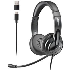 Auriculares NGS VOX605 USB-C/ con Micrófono/ USB Tipo-C/ Negros 8435430626667 VOX605USBC NGS-AUR VOX605USBC