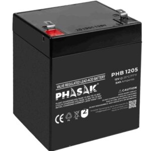 Batería Phasak PHB 1205 compatible con SAI/UPS PHASAK según especificaciones 5605922000661 PHB 1205 PHK-BAT PHB 1205