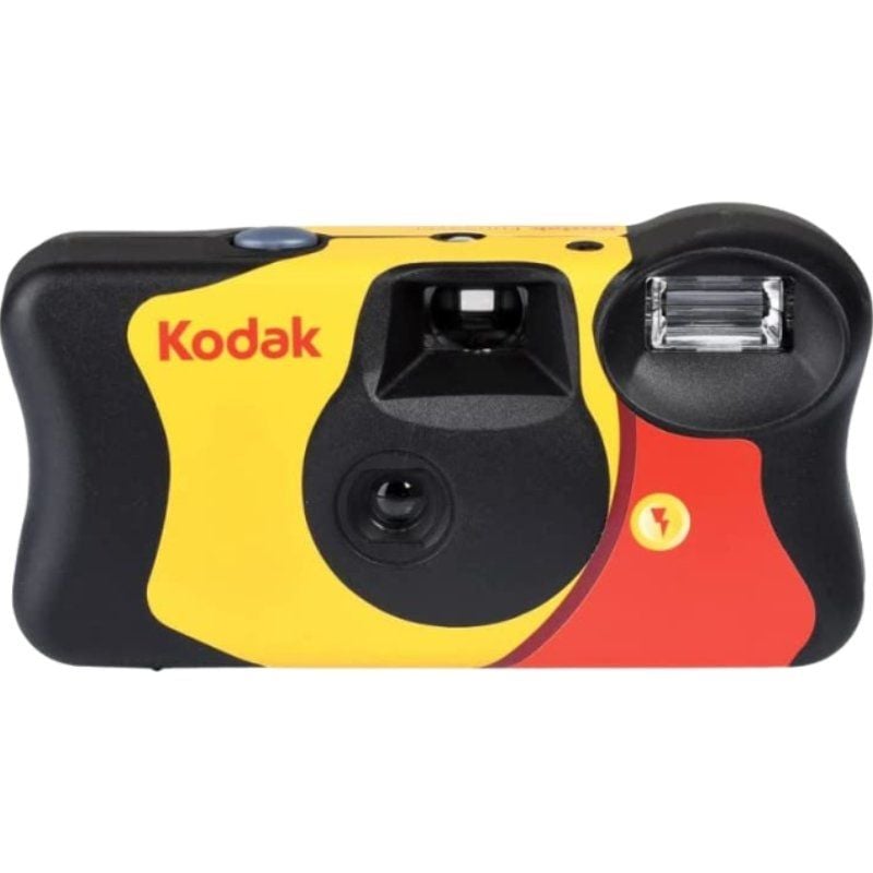 Cámara Desechable Kodak FunSaver 27/ 27 Exposiciones/ Amarilla y Roja 041778617762 8617763 KOD-CAMARA FUNSAVER 27