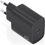 Cargador de Pared GaN Aisens A110-0951/ 1xUSB Tipo-C/ 30W/ Negro 8435739903414 A110-0951 AIS-CARGA A110-0951
