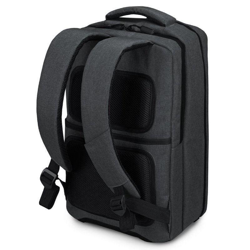 Mochila Subblim Traveller Airpadding Backpack para Portátiles hasta 15.6"/ Puerto USB/ Gris - Imagen 3