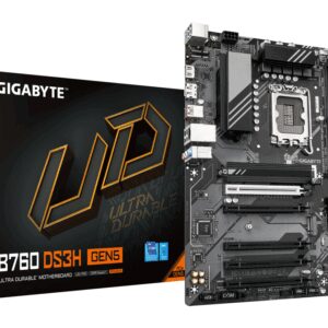 PLACA BASE GIGABYTE B760 DS3H  GEN5 1700 AX ATX 4XDDR5 4719331872892 9MB76S355-00-G10