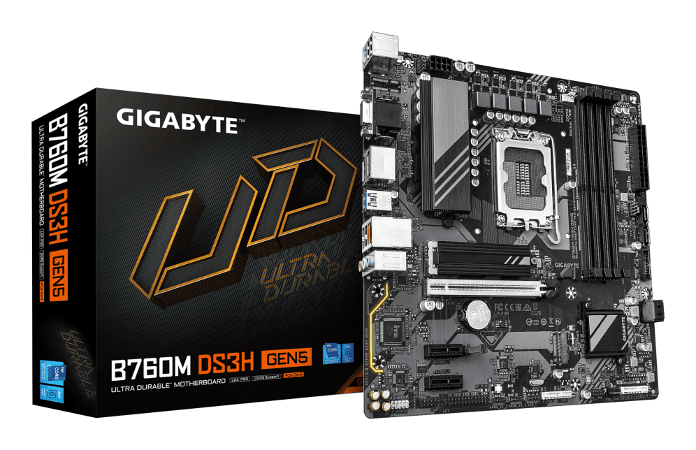 PLACA BASE GIGABYTE B760M DS3H GEN 5 4XDDR5 4719331872793 9MB76MS55-00-G10