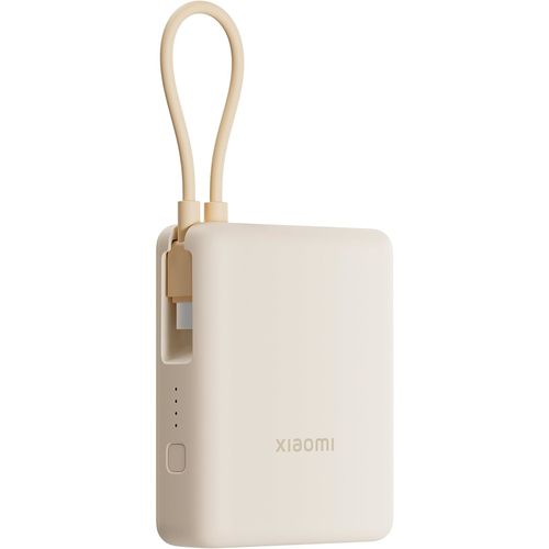 POWERBANK XIAOMI 33W 10000MAH INTEGRATED CABLE TAN - Imagen 3