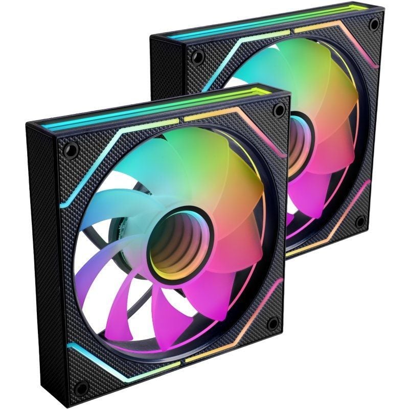 Pack 2 Ventiladores Mars Gaming MF-3DPROX2R/ 12cm/ ARGB - Imagen 3