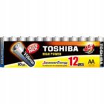 Pack de 12 Pilas AA Toshiba High Power LR6/ 1.5V/ Alcalinas 4904530593260 R6ATPACK12 TOS-PILA R6ATPACK12