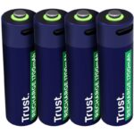 Pack de 4 Pilas AA Trust 25631/ Recargables 8713439256314 25631 TRU-PILA 25631
