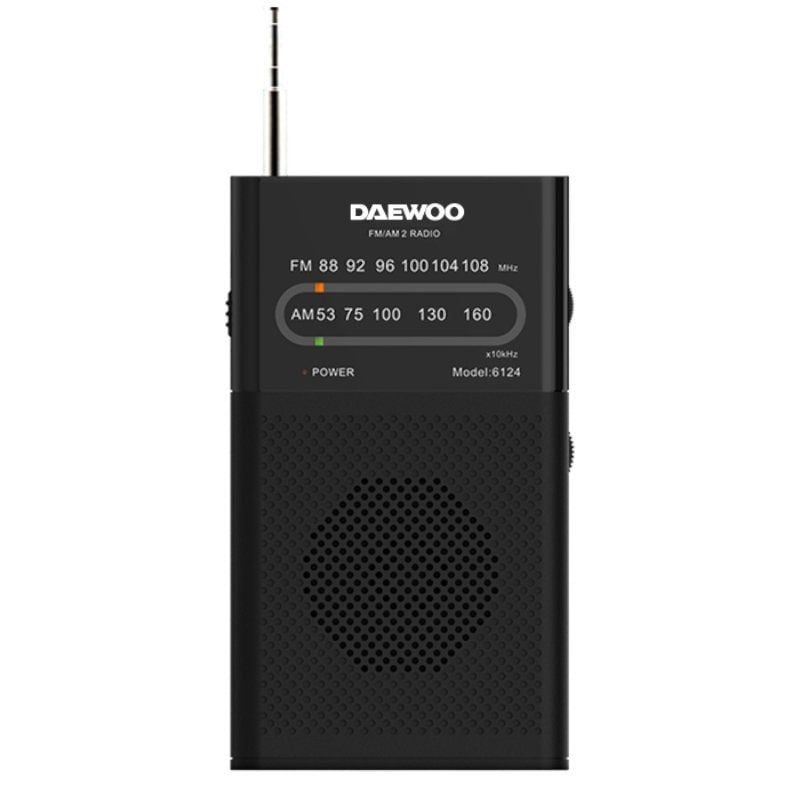 Radio Portátil Daewoo DW1027/ Negra 8436533798367 DW1027 DAE-RADIO DW1027