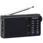 Radio Portátil Qubo RS-2/ con Cable/ a Pilas/ Negra 6944762701185 RS-2 QUB-RADIO R-S2 BK