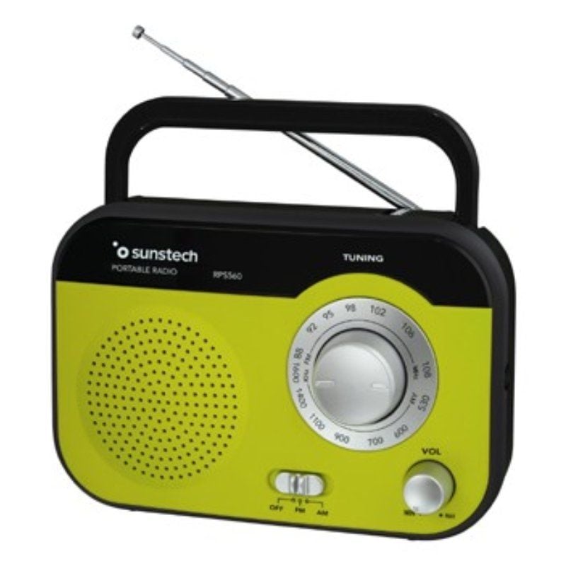Radio Portátil Sunstech RPS560/ Verde 8429015014833 RPS560GN SUN-RADIO RPS560 GREE