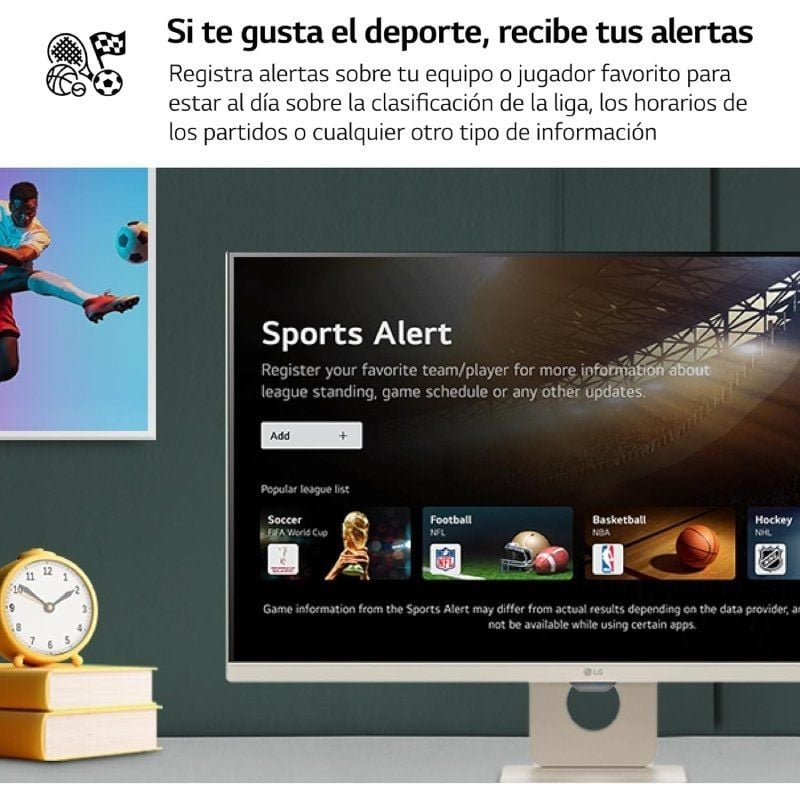 Smart Monitor LG MyView 32SR50F-W 31.5"/ Full HD/ Multimedia/ Smart TV/ Blanco - Imagen 4