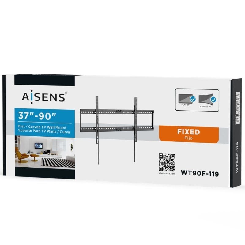 Soporte de Pared Fijo Aisens WT90F-119 para TV de 37-90"/ hasta 75kg - Imagen 4