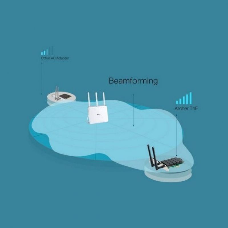 Tarjeta de Red Inalámbrica-PCI Express TP-Link Archer T4E/ 1200Mbps/ 2.4/5GHz - Imagen 5