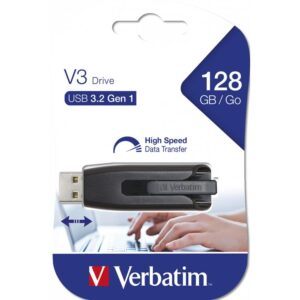 023942491897 | P/N: 49189 | Cod. Artículo: DSP0000029069 Memoria usb 3.2 verbatim storengo 128gb negro